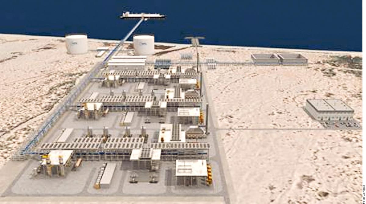 La terminal en Puerto Libertad reexportará más de 12 millones de toneladas de gas natural licuado por año.