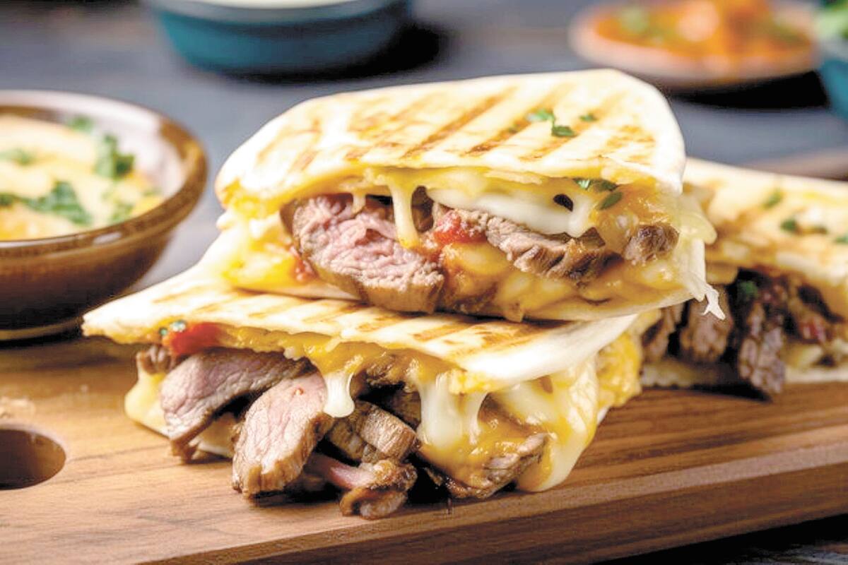 Quesadillas de bistec