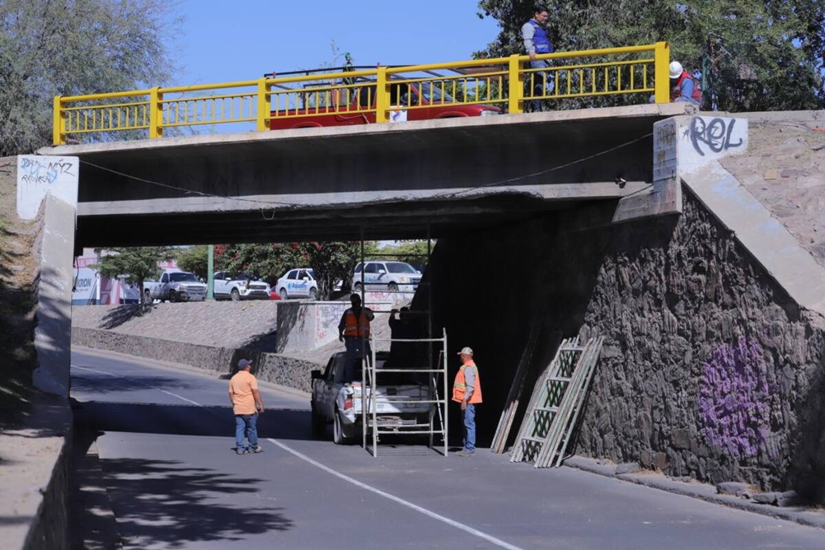 Cierran tres semanas por arriba y abajo puente del Luis Encinas