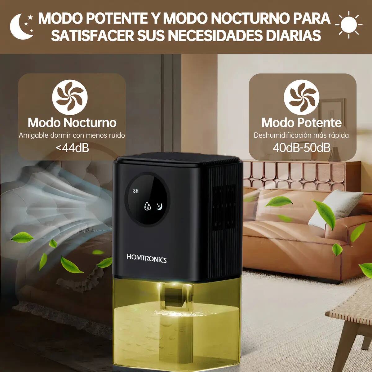 Deshumidificador Homtronics de 1.7 litros | Mercado Libre