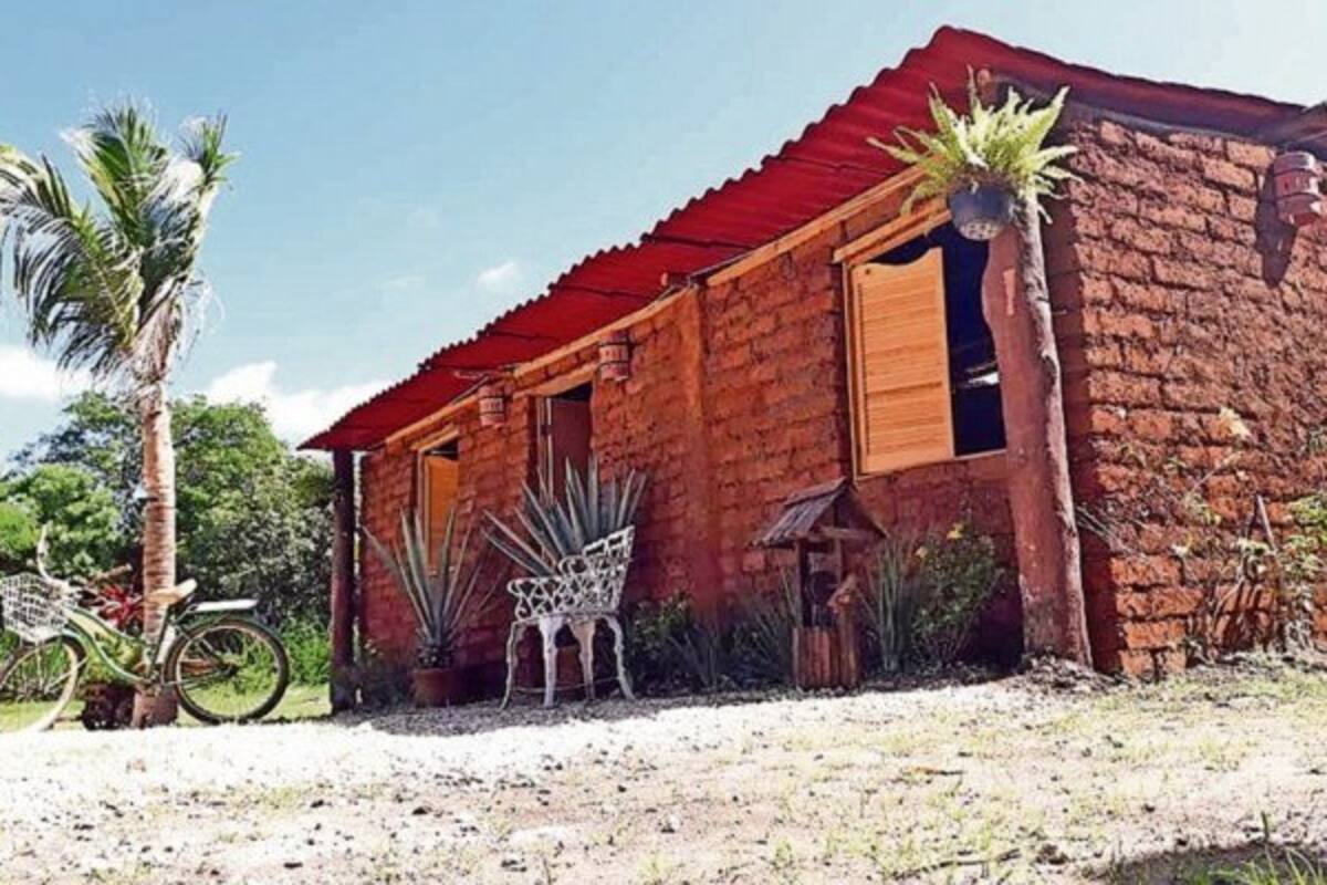 Crea hombre casa con sargazo