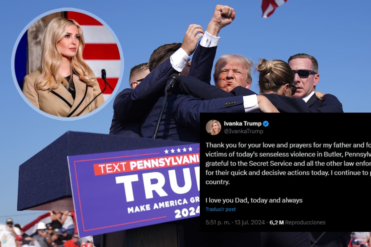 Ivanka Trump comparte mensaje tras el intento de asesinato de su padre