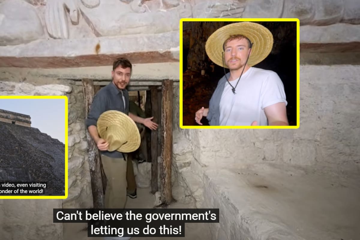 MrBeast sobrevive 100 horas en un templo antiguo mexicano y causa polémica en redes: ¿Quién le dio los permisos?