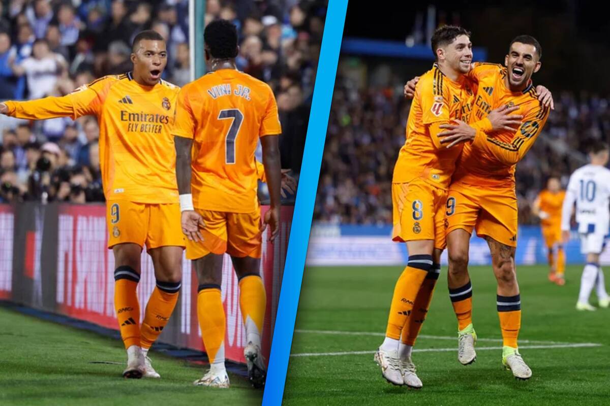 Real Madrid vence al Leganés con goles de Mbappé, Valverde y Bellingham