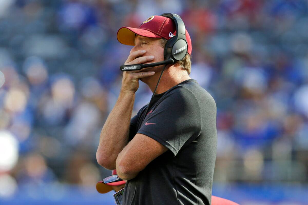 Redskins despiden a Jay Gruden tras pésimo arranque de temporada
