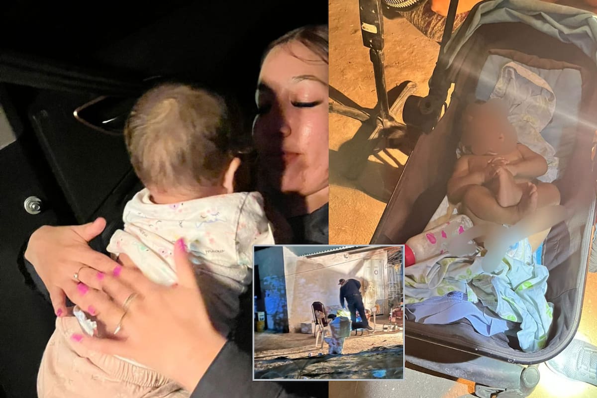 Policía rescata a bebé de siete meses abandonada en una carreola; su madre se había ido a beber y familiares se negaron a hacerse responsables
