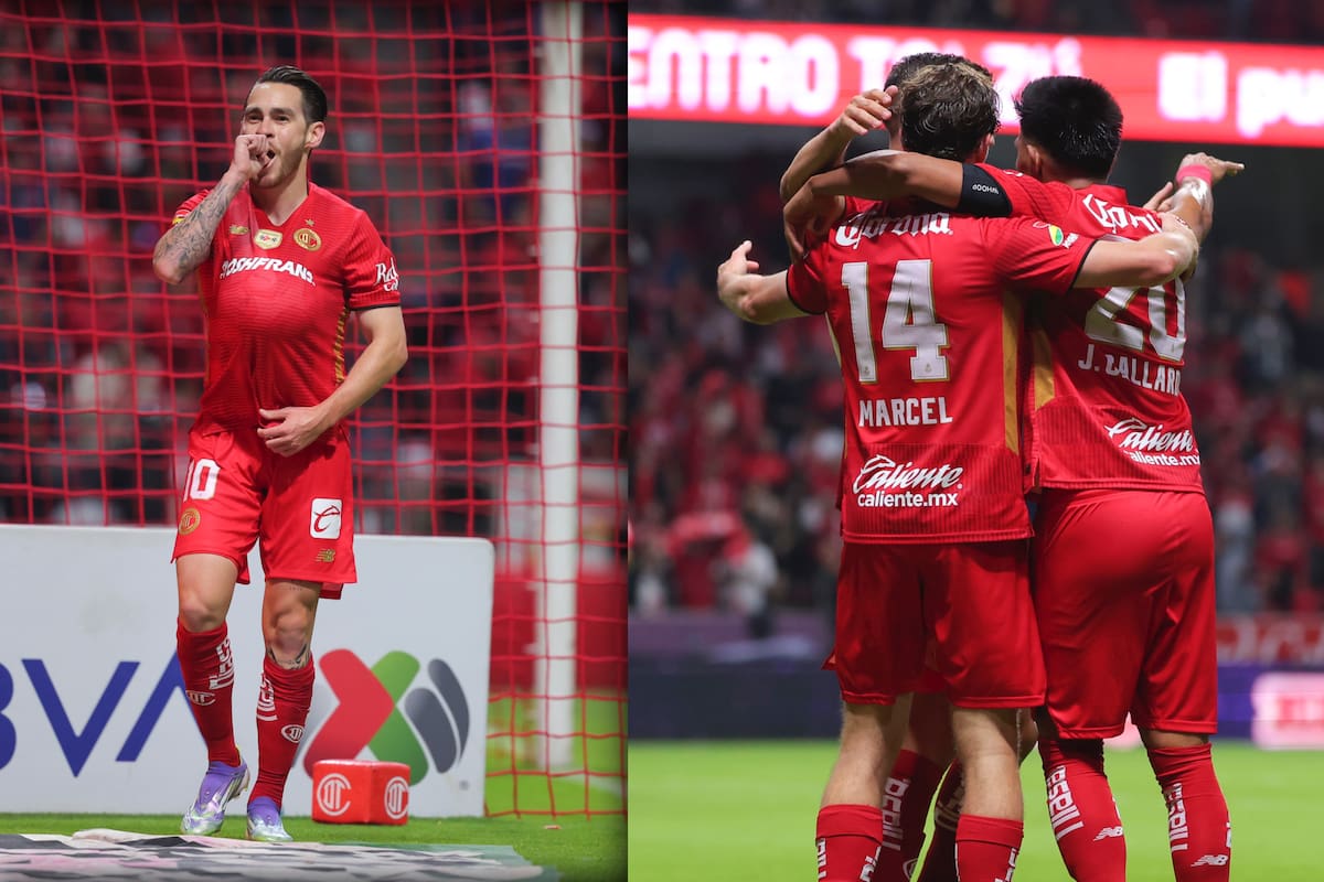 ¡Pegó el Campeón! Toluca le gana al Necaxa en su debut