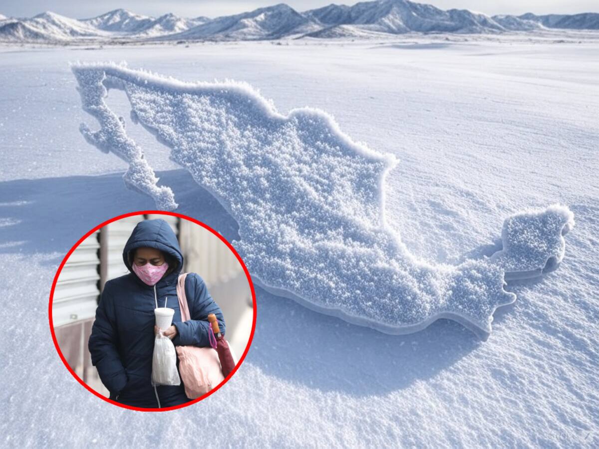 La masa de aire polar del frente frío No. 15 traerá un ambiente muy frío a varias regiones de México, con amaneceres congelantes y temperaturas que podrían alcanzar -10 °C en Chihuahua y Durango.