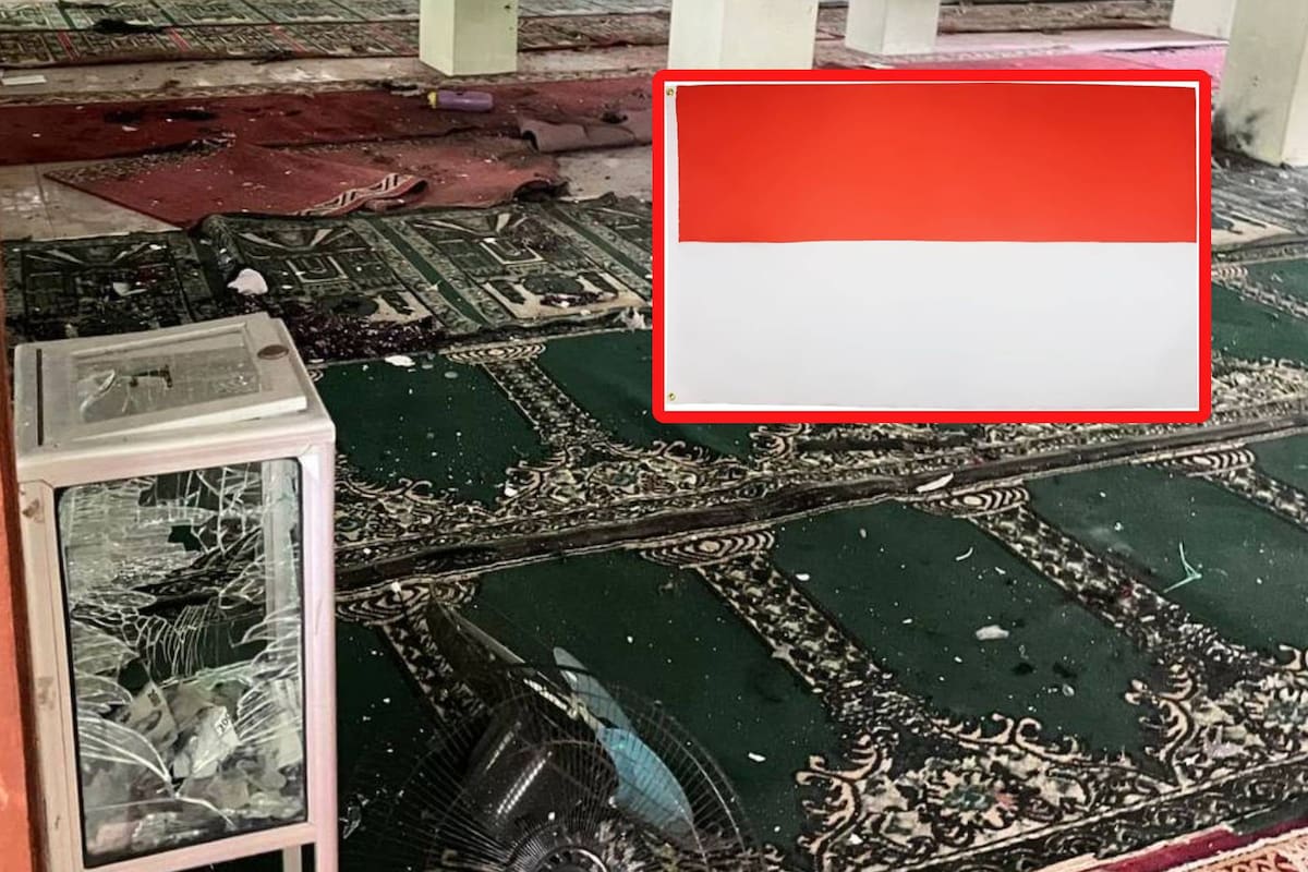 Explosión en mezquita escolar de Yakarta dejan al menos 55 heridos; por ahora se descarta terrorismo