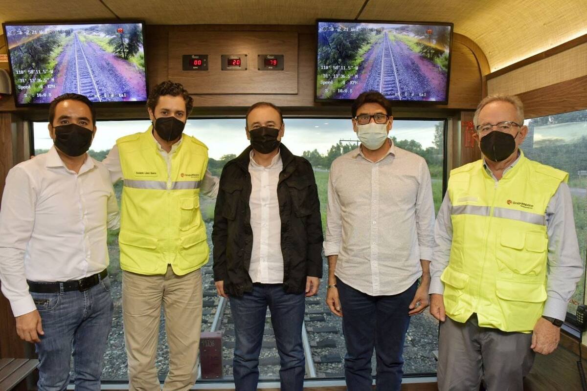 Alfonso Durazo, gobernador electo de Sonora y Directivos de Ferromex analizan proyecto en Nogales