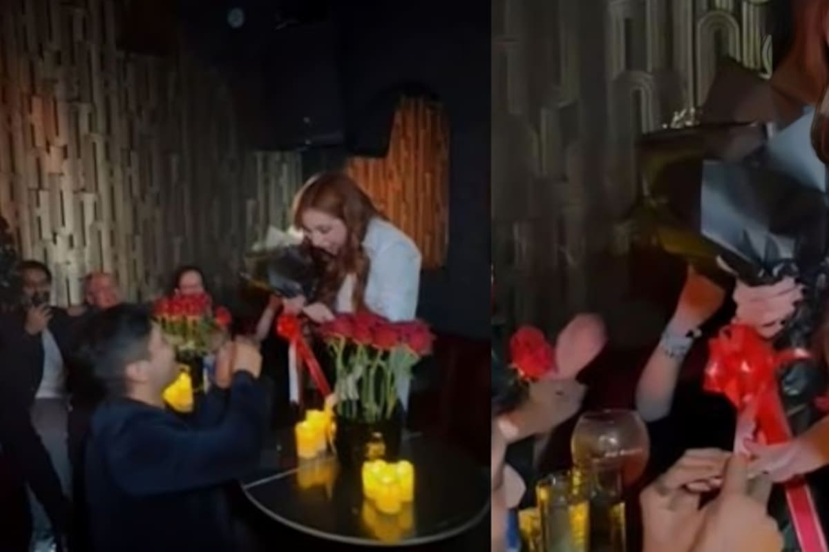 Paty Cantú recibe anillo de compromiso luego de su concierto en el Auditorio Nacional