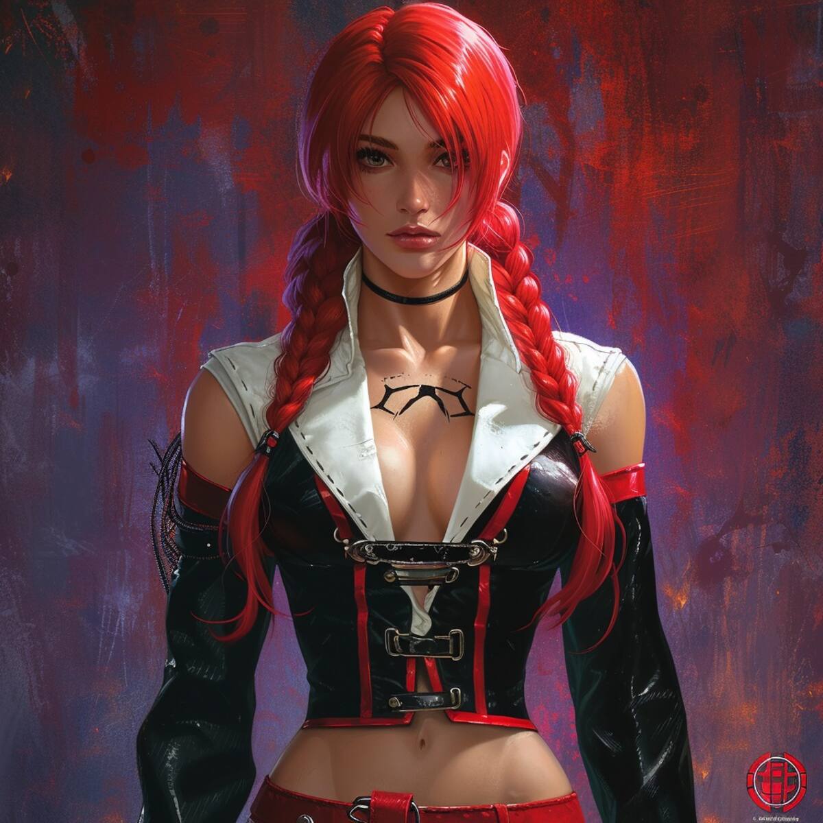 La inteligencia artificial nos muestra cómo sería Iori Yagami si fuera una chica.