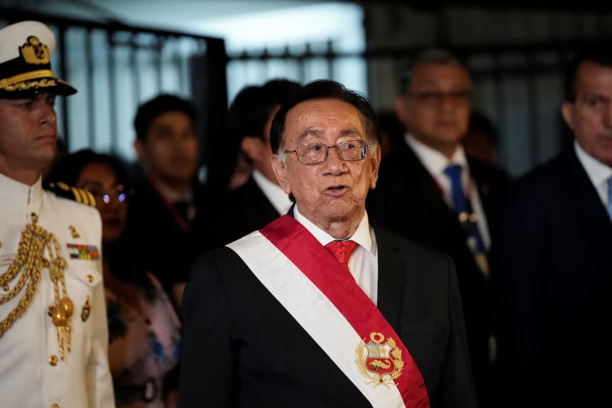 José María Balcázar, presidente interino de Perú, se abstuvo en 2023 de votar la ley que prohíbe el matrimonio infantil