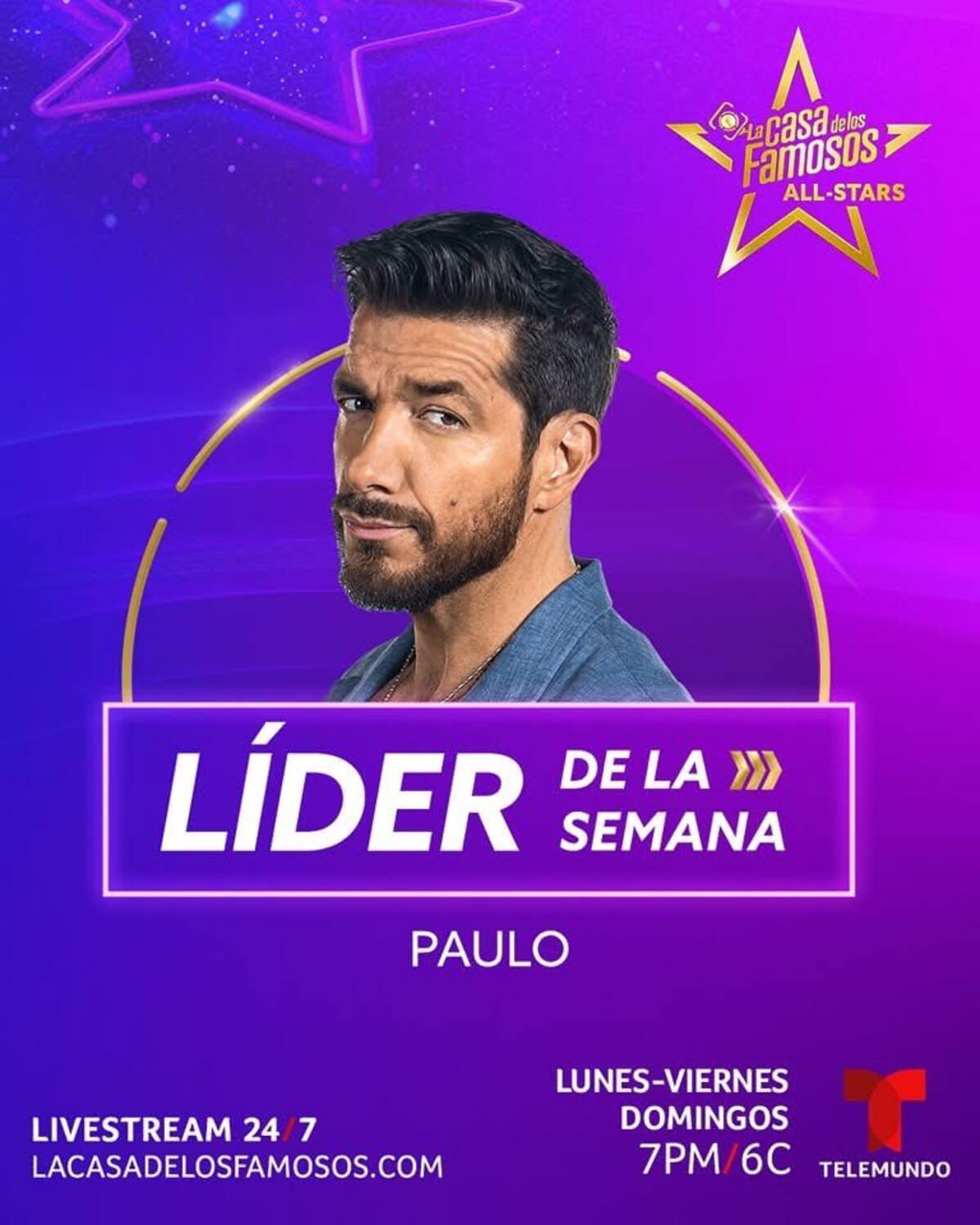 Paulo Quevedo líder de la séptima semana / Cuenta de X: @LCDLFTLMD