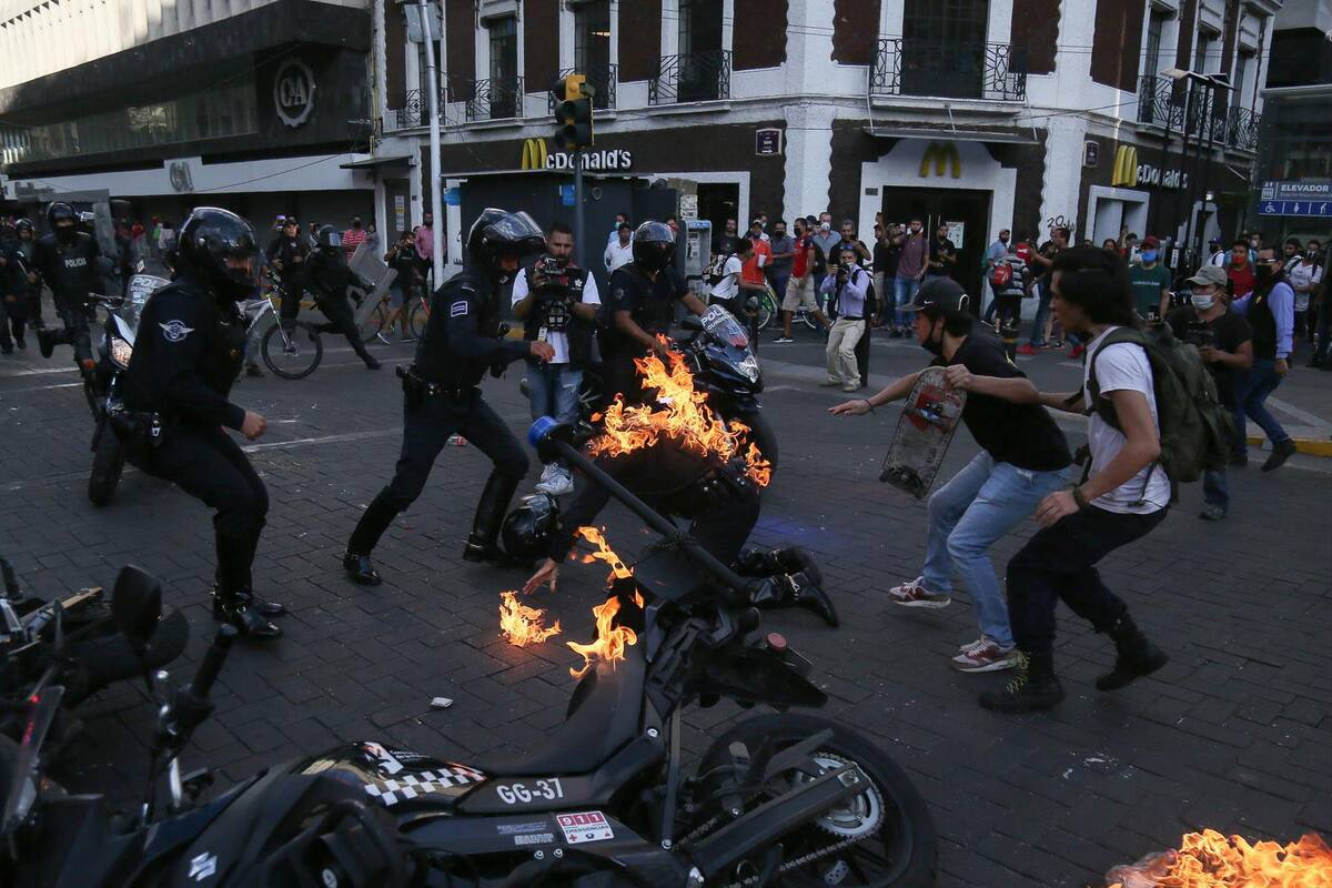 Protestan en Guadalajara por muerte de Giovanni