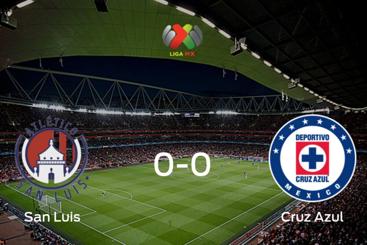 Atlético San Luis y Cruz Azul concluyen su enfrentamiento en el Estadio
Alfonso Lastras Ramírez sin goles (0-0)