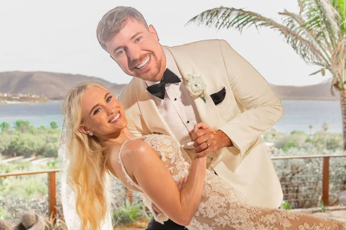 MrBeast contrajo matrimonio con Thea Booysen en una ceremonia privada en el Caribe a la que asistieron únicamente 70 invitados