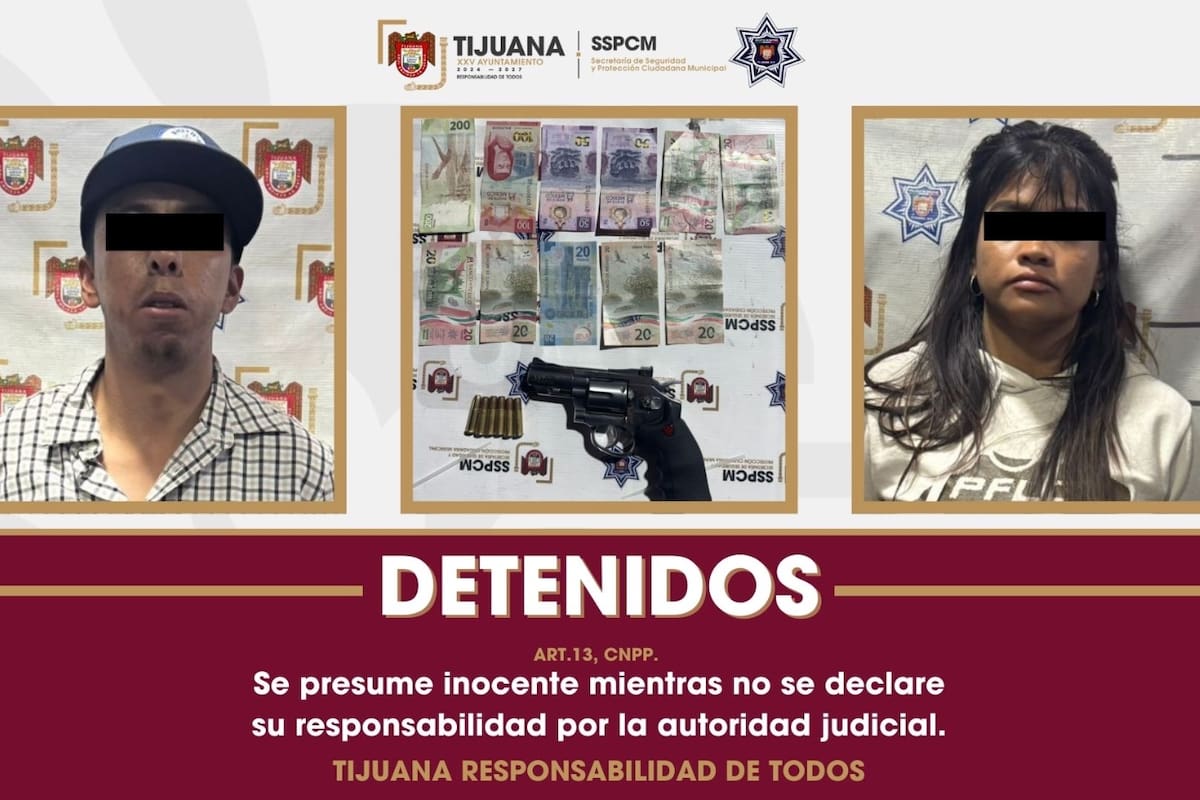 Aseguran a dos personas por robos con violencia en comercios de la zona Murua