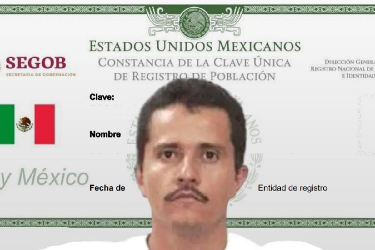 Revelan el verdadero nombre de “El Mencho” que aparece en su CURP y Nemesio no figura en sus registros oficiales