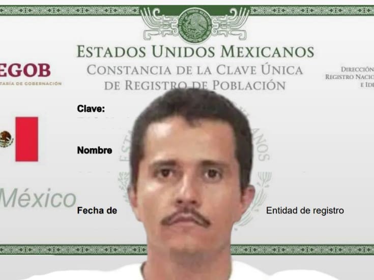 Revelan el verdadero nombre de “El Mencho” que aparece en su CURP y Nemesio no figura en sus registros oficiales