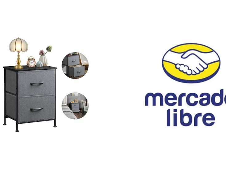 Oferta Mercado Libre: Buros para recamara con 2 cajones de mesa con el 60% de descuento