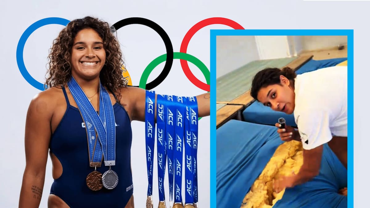 La clavadista olímpica, Aranza Vázquez, exhibe el abandono del Gimnasio de Usos Múltiples en La Paz: “Aquí todo se trata de rezar y esperar lo mejor”