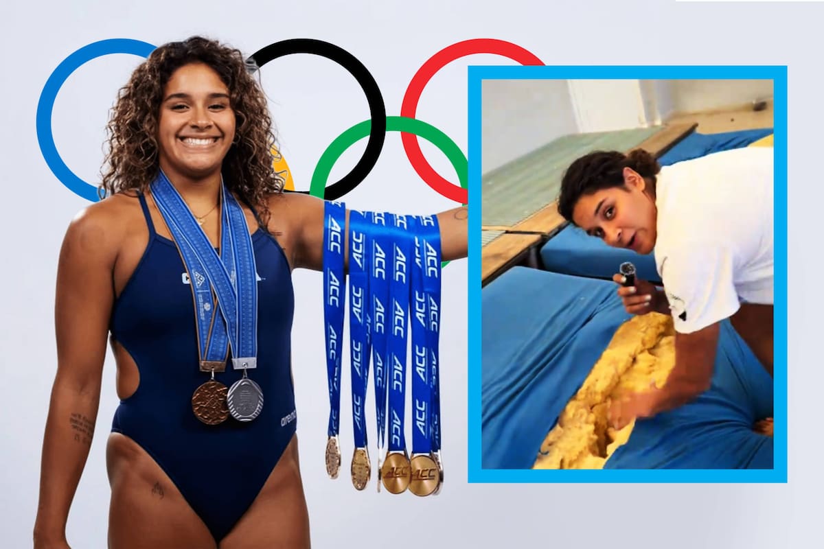 La clavadista olímpica, Aranza Vázquez, exhibe el abandono del Gimnasio de Usos Múltiples en La Paz: “Aquí todo se trata de rezar y esperar lo mejor”