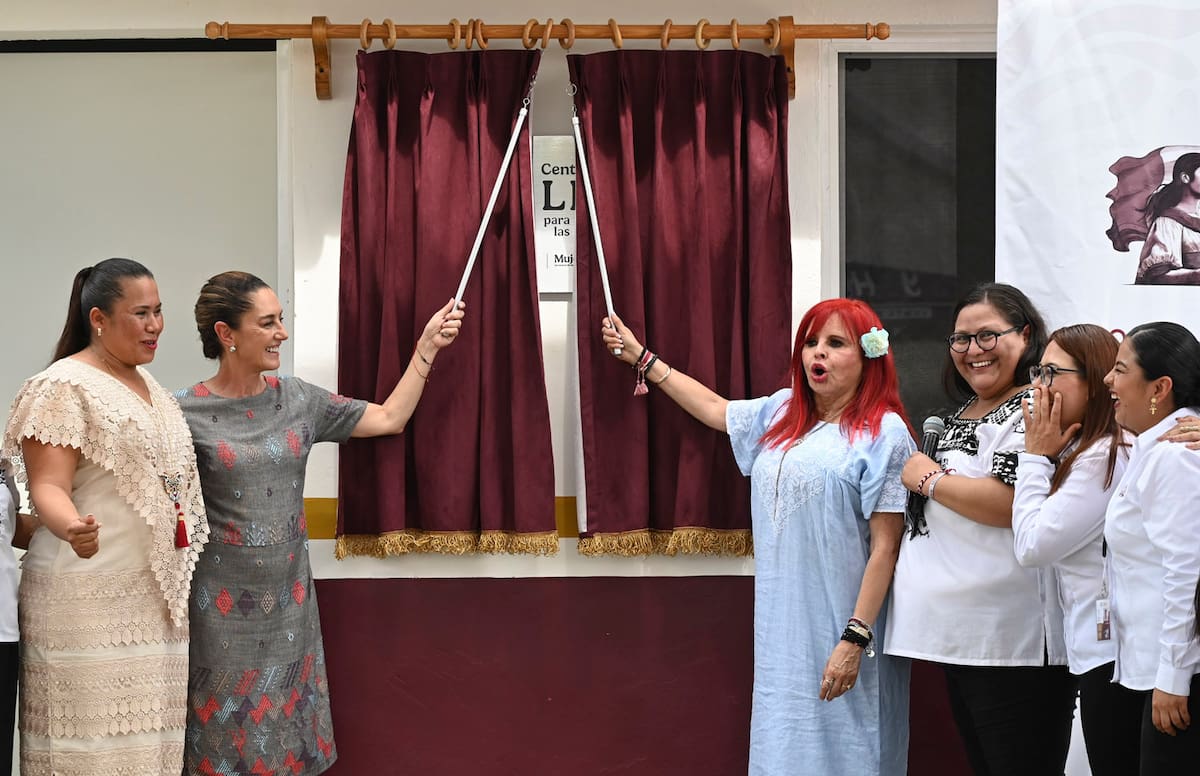 Xpujil, Calakmul, Campeche, México, 16 de agosto de 2025.
La doctora Claudia Sheinbaum Pardo, presidenta Constitucional de los Estados Unidos Mexicanos encabeza inauguración Centro Libre para las Mujeres en Calakmul, Campeche. Foto: Presidencia