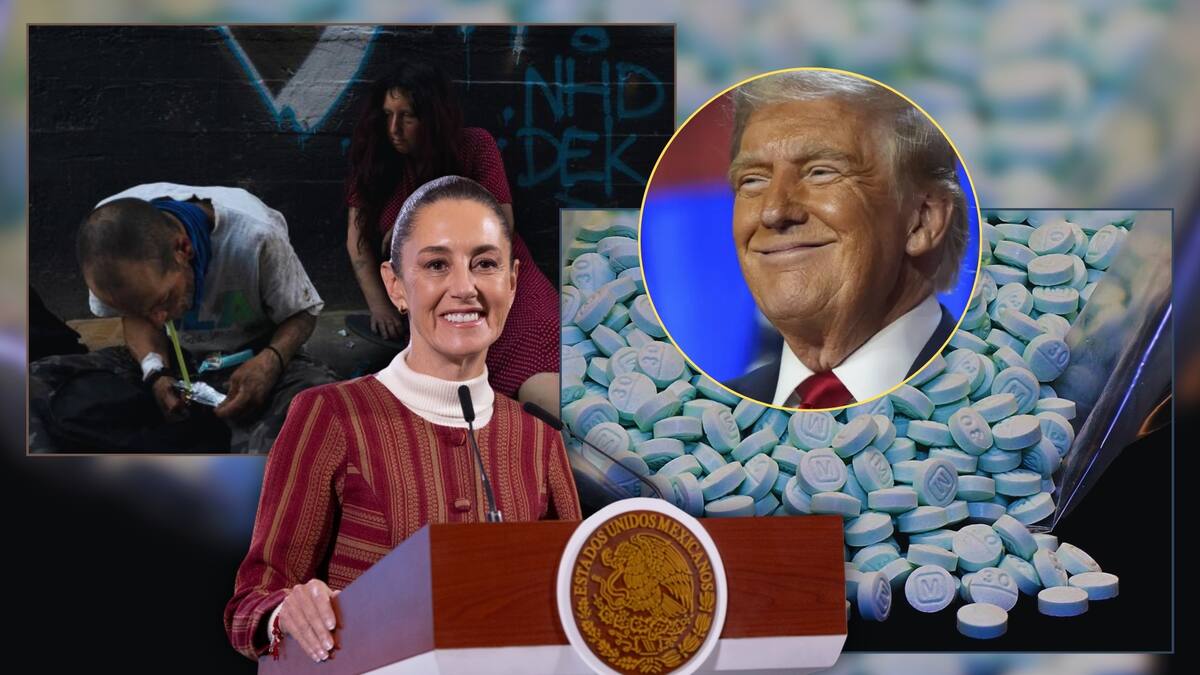 Trump acusó fracaso para frenar el flujo de fentanilo a EU. Foto: Especial