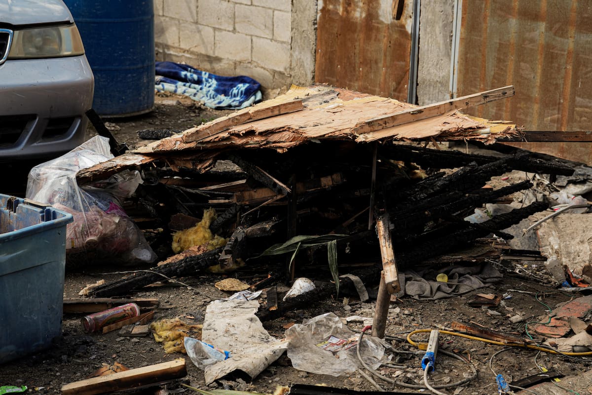 El pasado 30 de diciembre en La Morita se registró un incendio en la calle Guayaba. Foto: Leonardo González