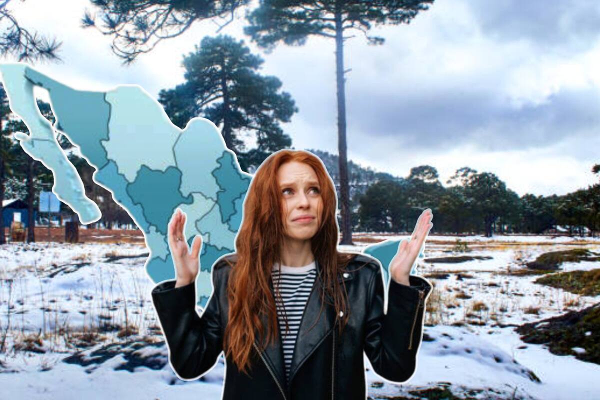 Llegan las primeras nevadas este fin de semana en estos estados de México