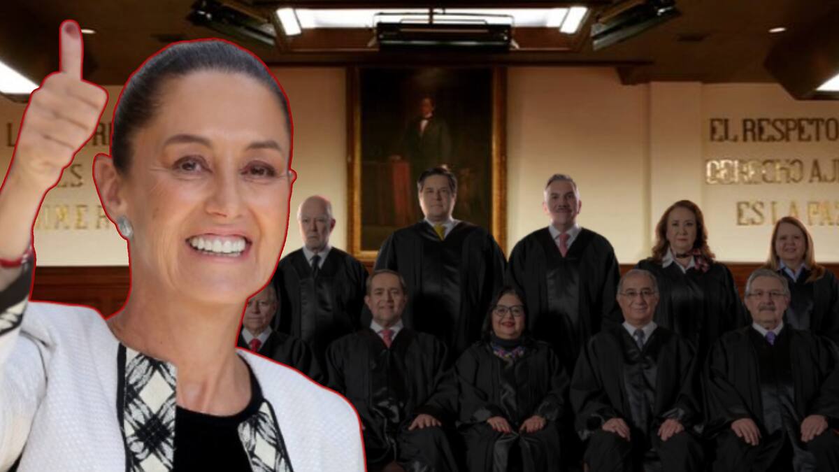Ministros de la SCJN ajustarán sus sueldos para ganar menos que la presidenta Claudia Sheinbaum en 2025. / Foto: Especial