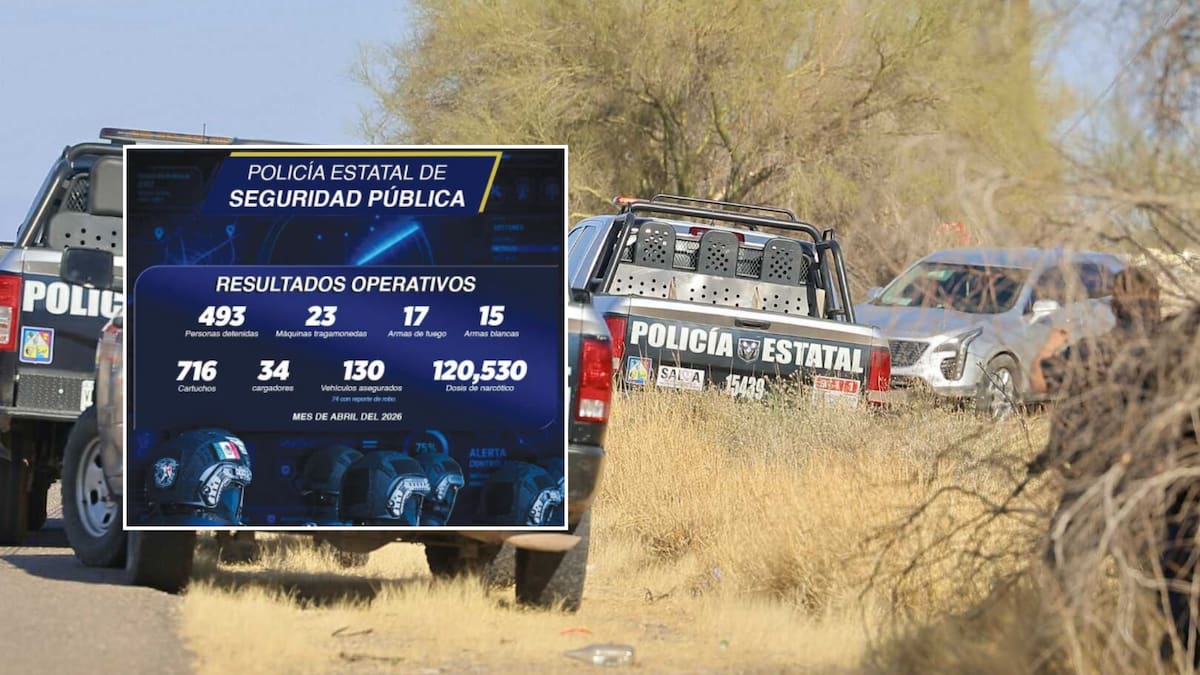 Fortalece PESP operativos en Sonora; aseguran más de 120 mil dosis de droga