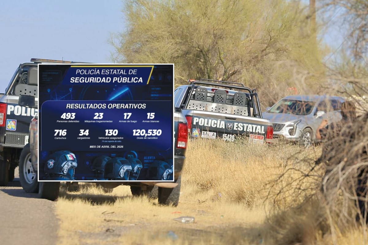 Fortalece PESP operativos en Sonora; aseguran más de 120 mil dosis de droga
