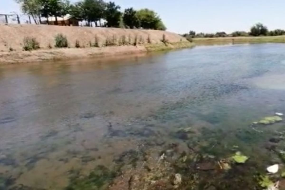 Ciudad Obregón: Muestran canales muy bajo nivel de agua