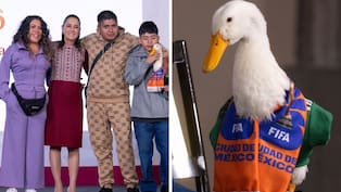 El milagro del Pato Merlín: De vivir en local comercial a tener casa propia; Sheinbaum los cobija