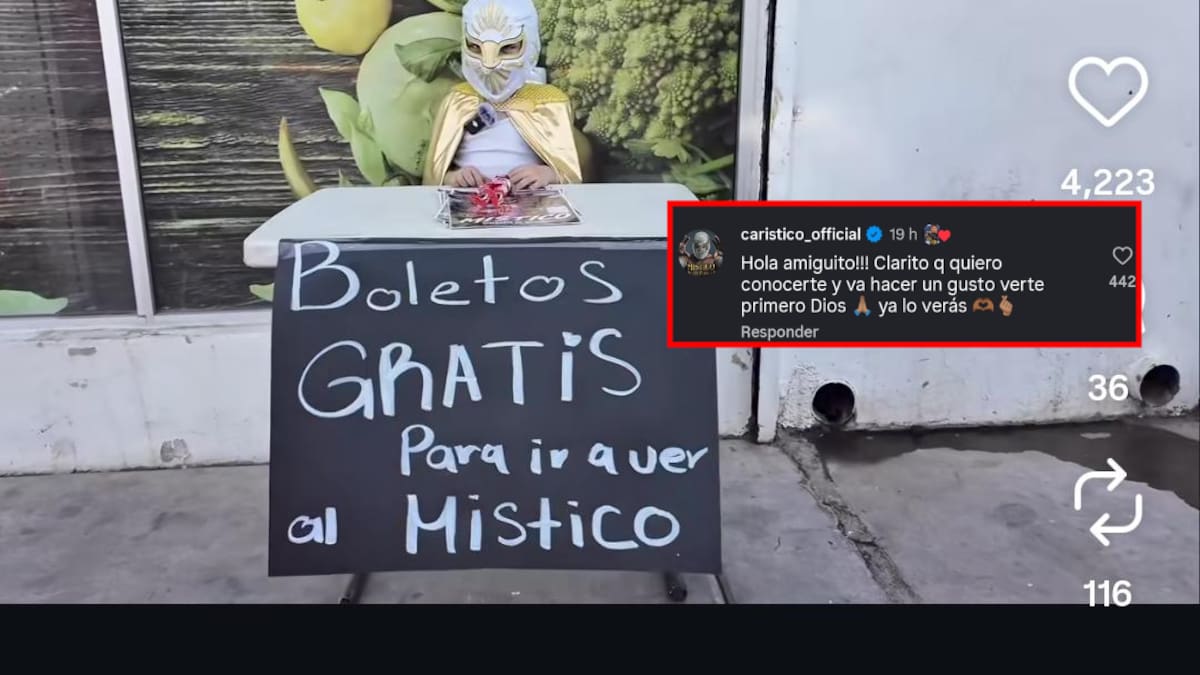 La ilusión de un niño mexicalense por conocer a Místico se volvió viral