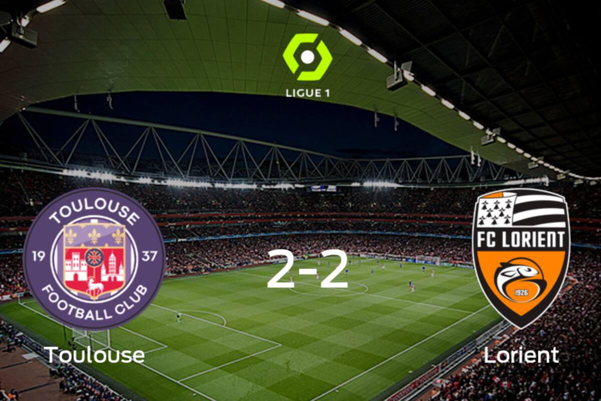 FC Toulouse salva un punto ante Lorient (2-2)