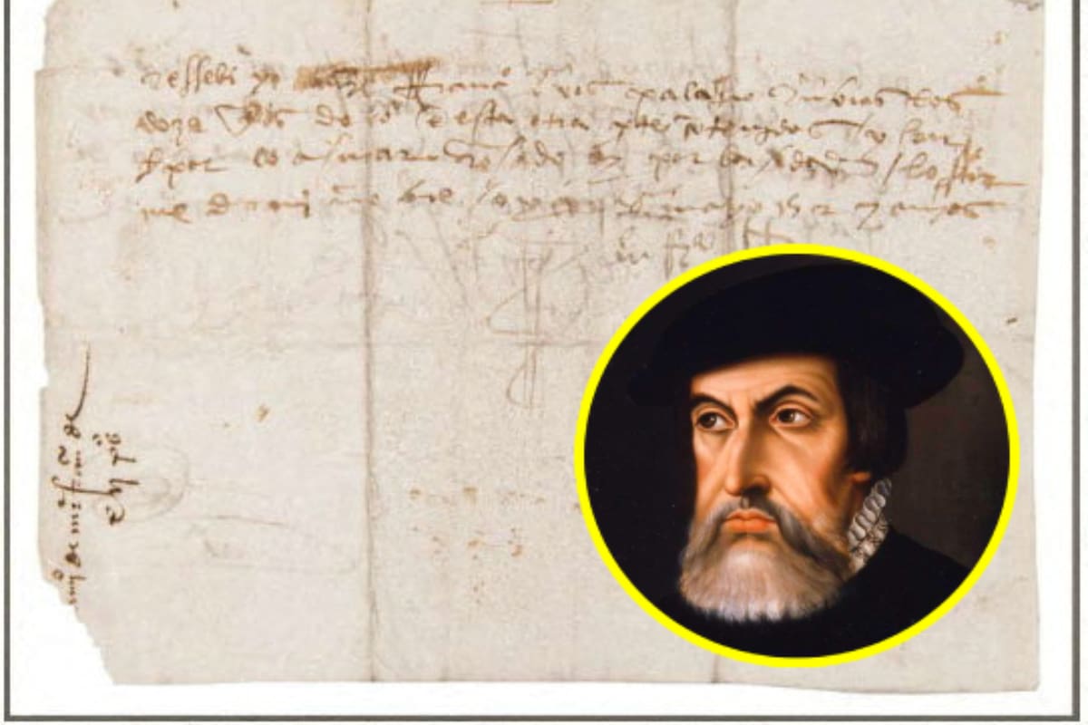 Esto dice el manuscrito robado firmado por Hernán Cortés que EEUU devolvió a México