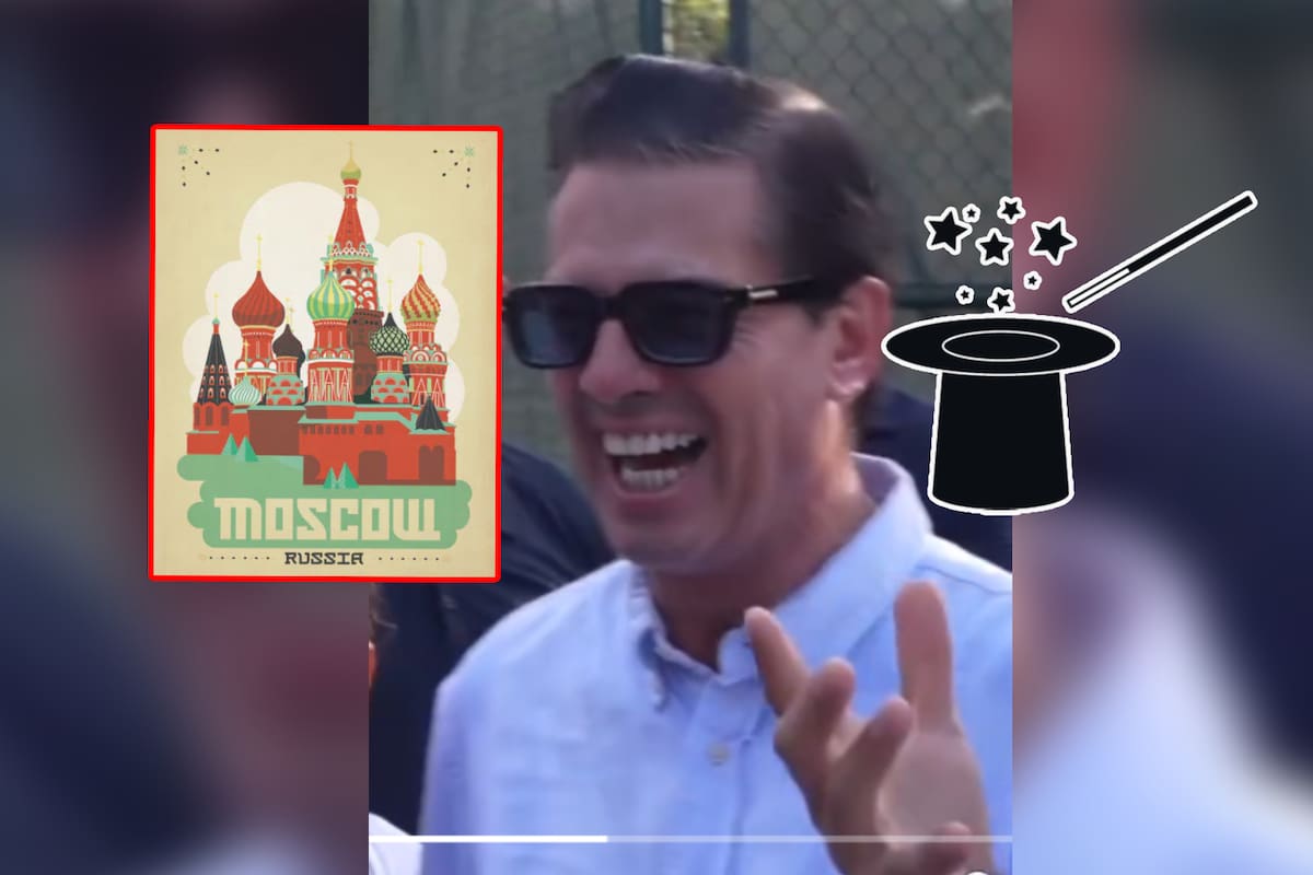 Reaparece Enrique Peña Nieto con ilusionista Daniel Fernández y le hacen trucos de magia