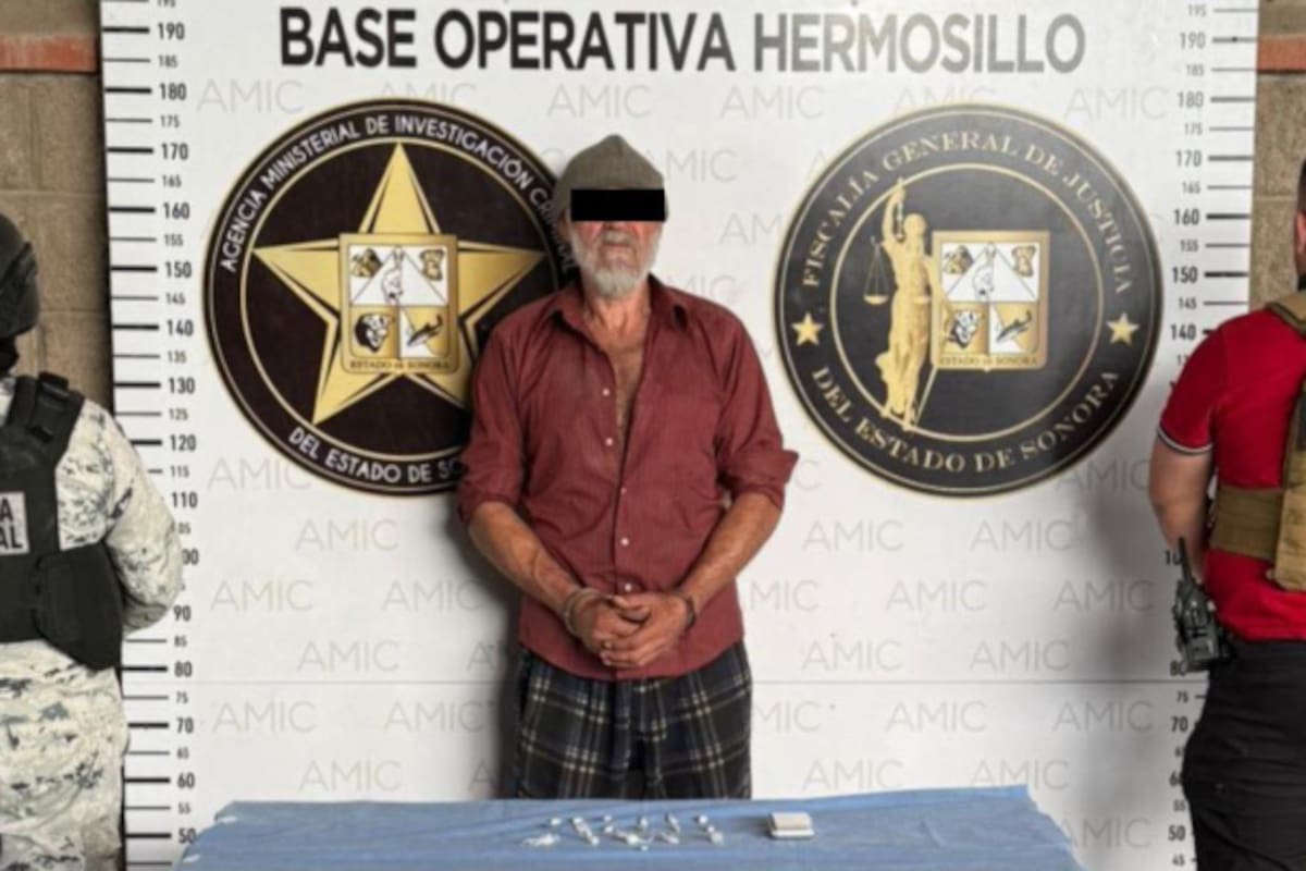 Cateo en Villa de Seris deja un detenido de 65 años y aseguramiento de crystal