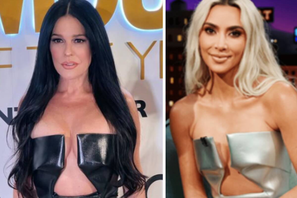 Martha Debayle es comparada con Kim Kardashian tras aparecer con un polémico vestido
