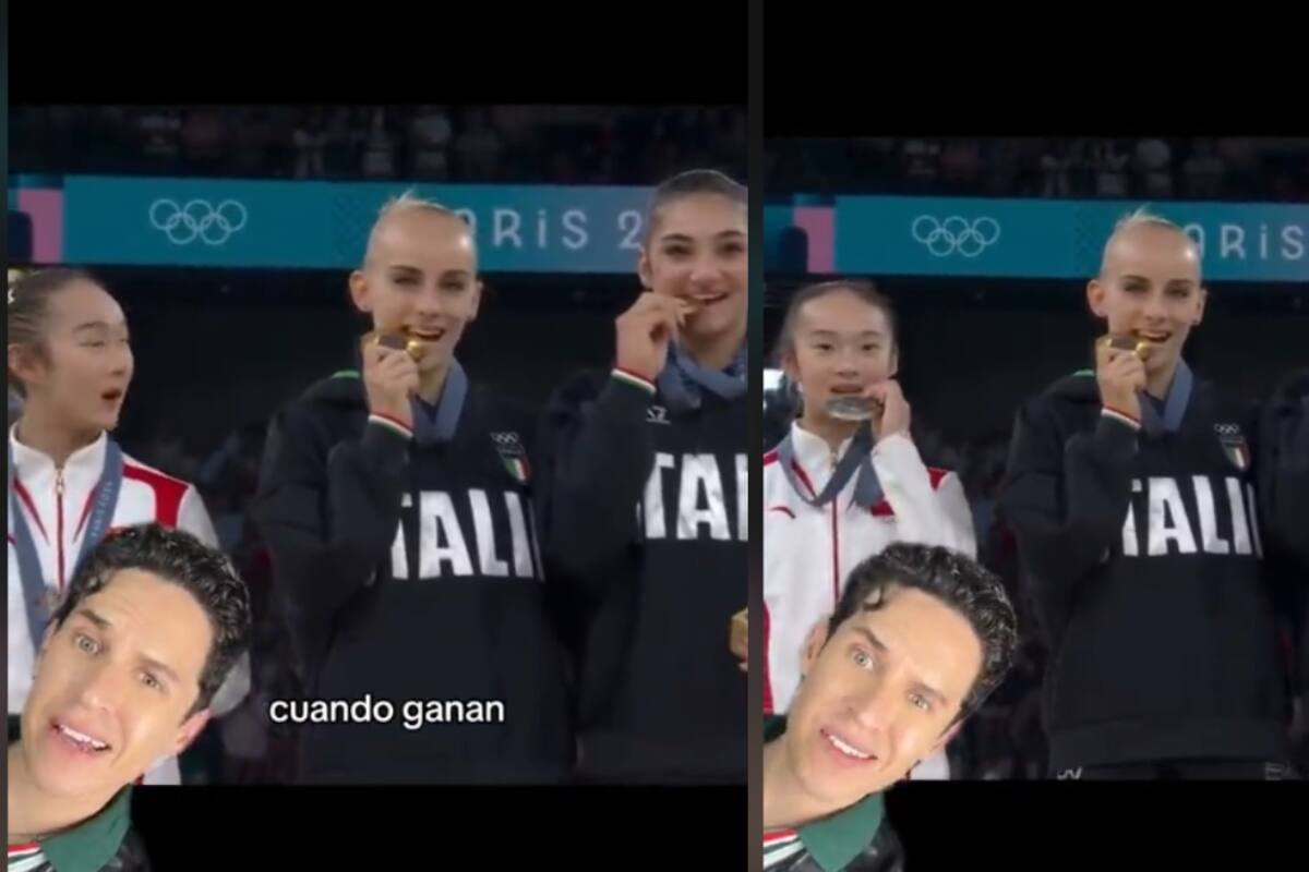 ¿Por qué las medallistas muerden las medallas para la foto cuando ganan?