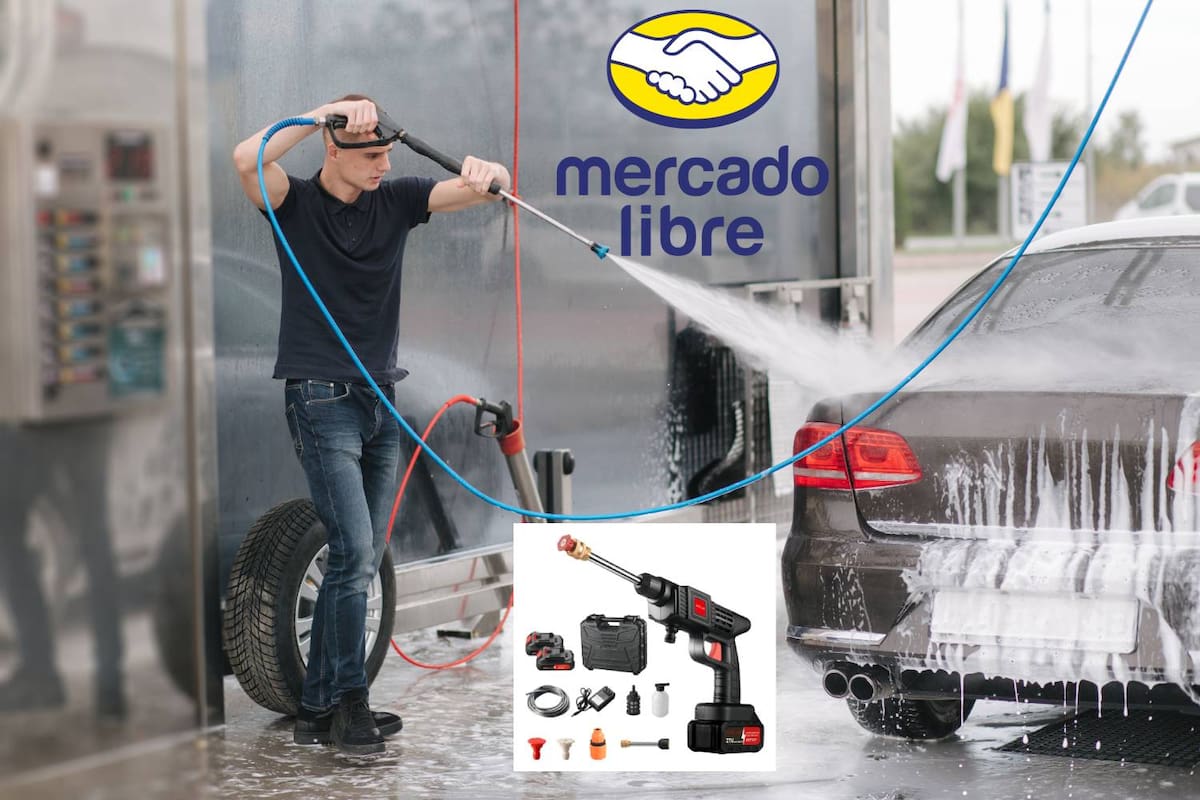Mercado Libre tiene en oferta hidrolavadora inalámbrica HILAN YN01, ideal para eliminar suciedad difícil, por menos de $300 pesos