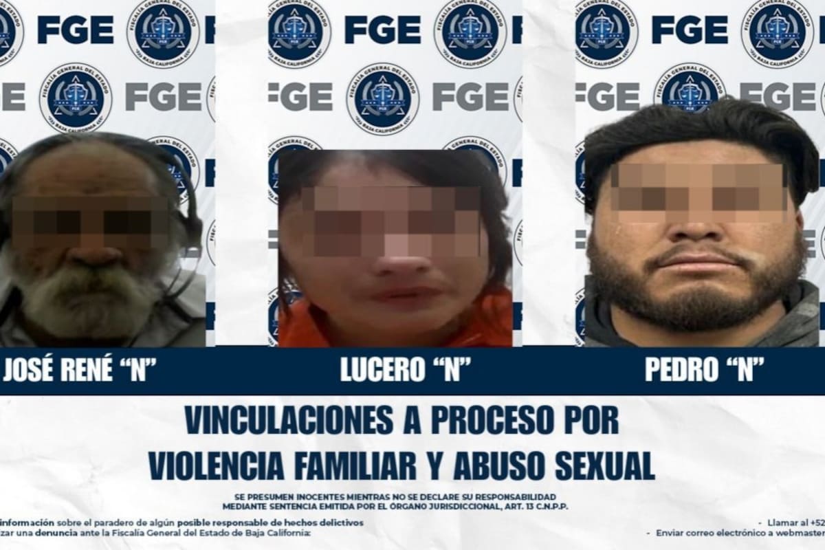 Vinculan a dos hombres y una mujer por violencia familiar y abuso sexual