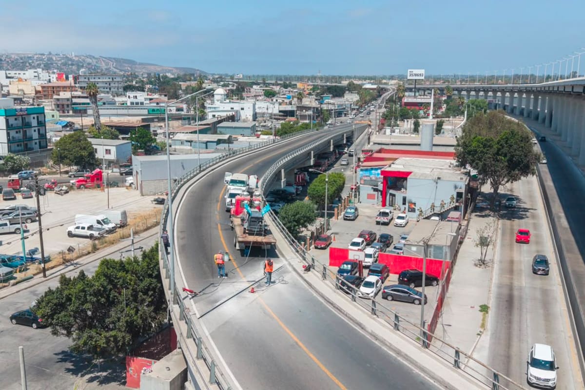 Cierran Puente El Chaparral en Tijuana por mantenimiento; conoce las fechas y horarios de las obras