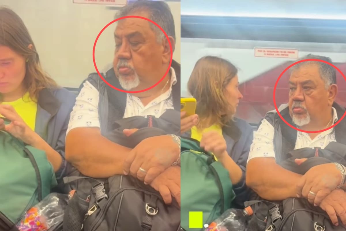 “Iba aburrido ya y sin celular”: Hombre se vuelve viral por seguir atento el celular de la joven sentada a su lado