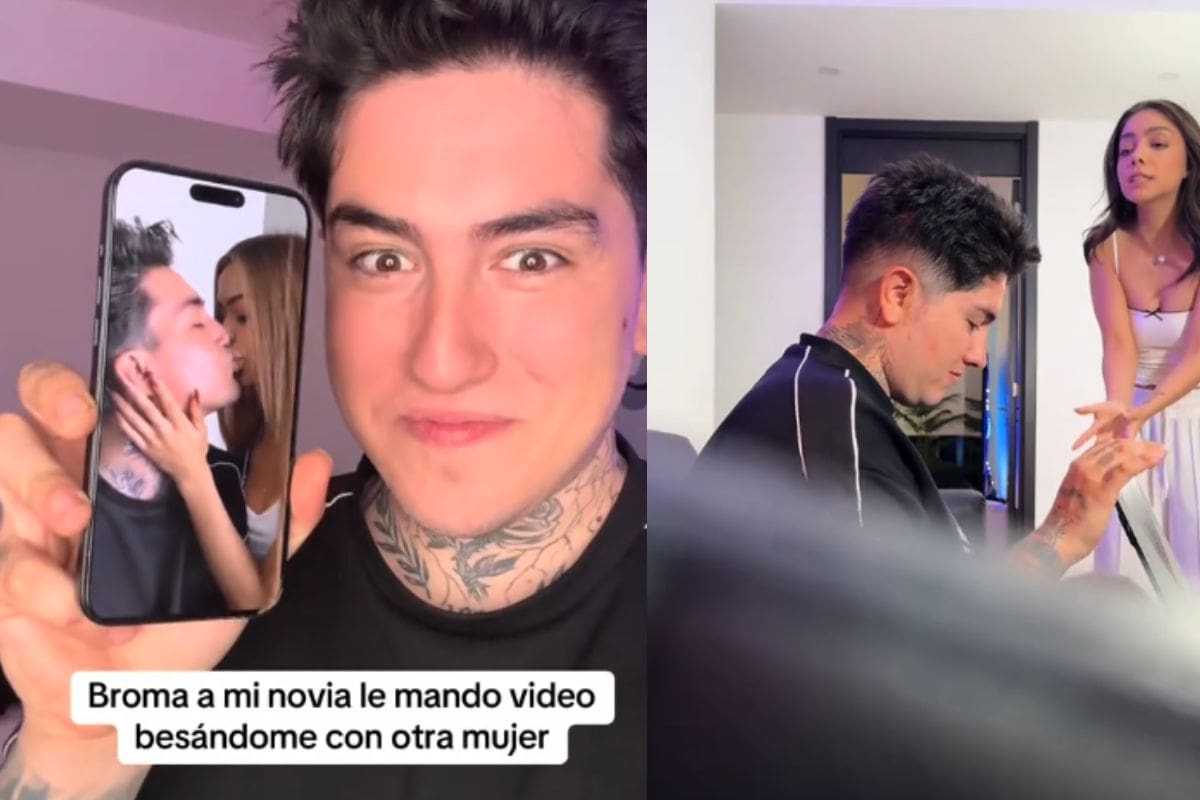 Su novia recibe un video de él besando a otra, pero es una creación de IA