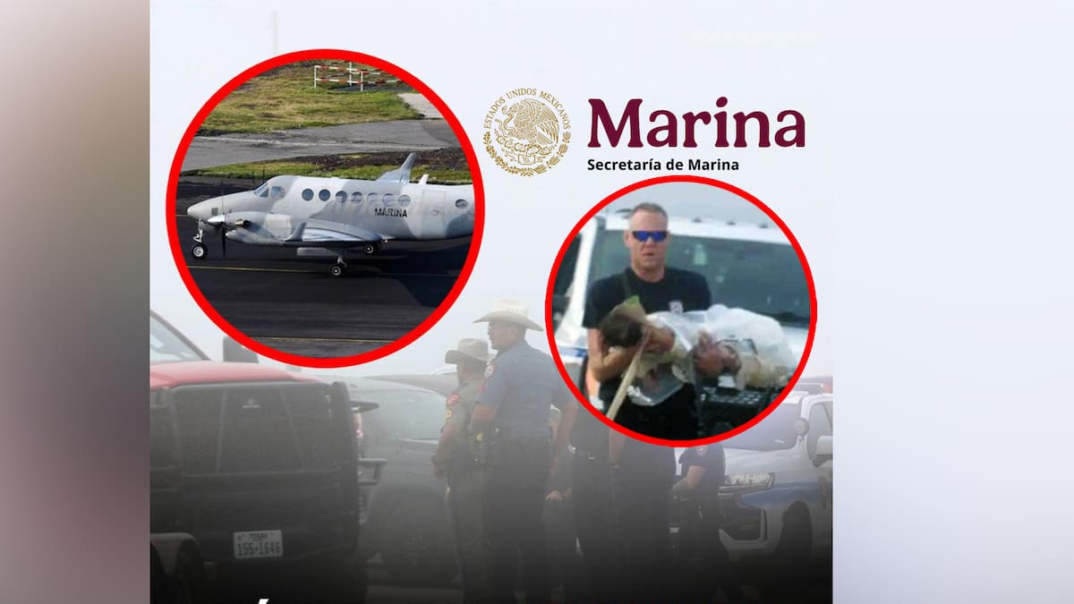 Avión de la Marina mexicana se desplomó en Texas, mueren 2 personas de apoyo médico para el traslado de niños en misión humanitaria del Plan Marina y la Fundación Michou y Mau (VIDEOS)