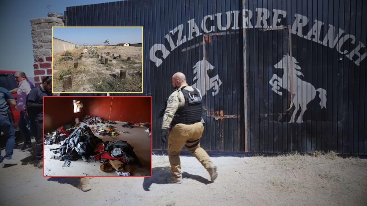 Hallazgos en el rancho Izaguirre, usado como campo de adiestramiento y exterminio por el CJNG. Foto: Fiscalía de Jalisco